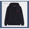 Pullover black red label