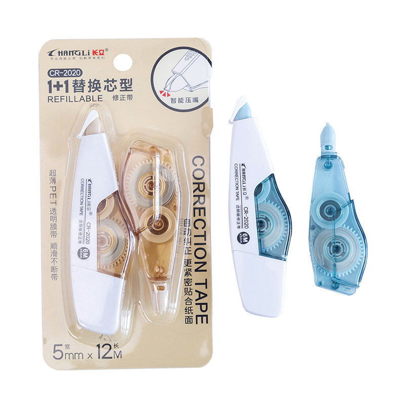 Creative Core changing correction tape wholesale cute transparent correction tape portable push correction tape student stationery