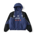 Star padded jacket (navy blue)
