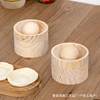 Solid Wood Dumpling Mold for Home Use, Round Shape, Manual Quick Dumpling-Making Tool, Wooden Convenient Dumpling Press