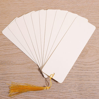 Creative bookmark blank hand-painted card antique hand-painted DIY graffiti dyed cowhide card paper dried flower bookmark material