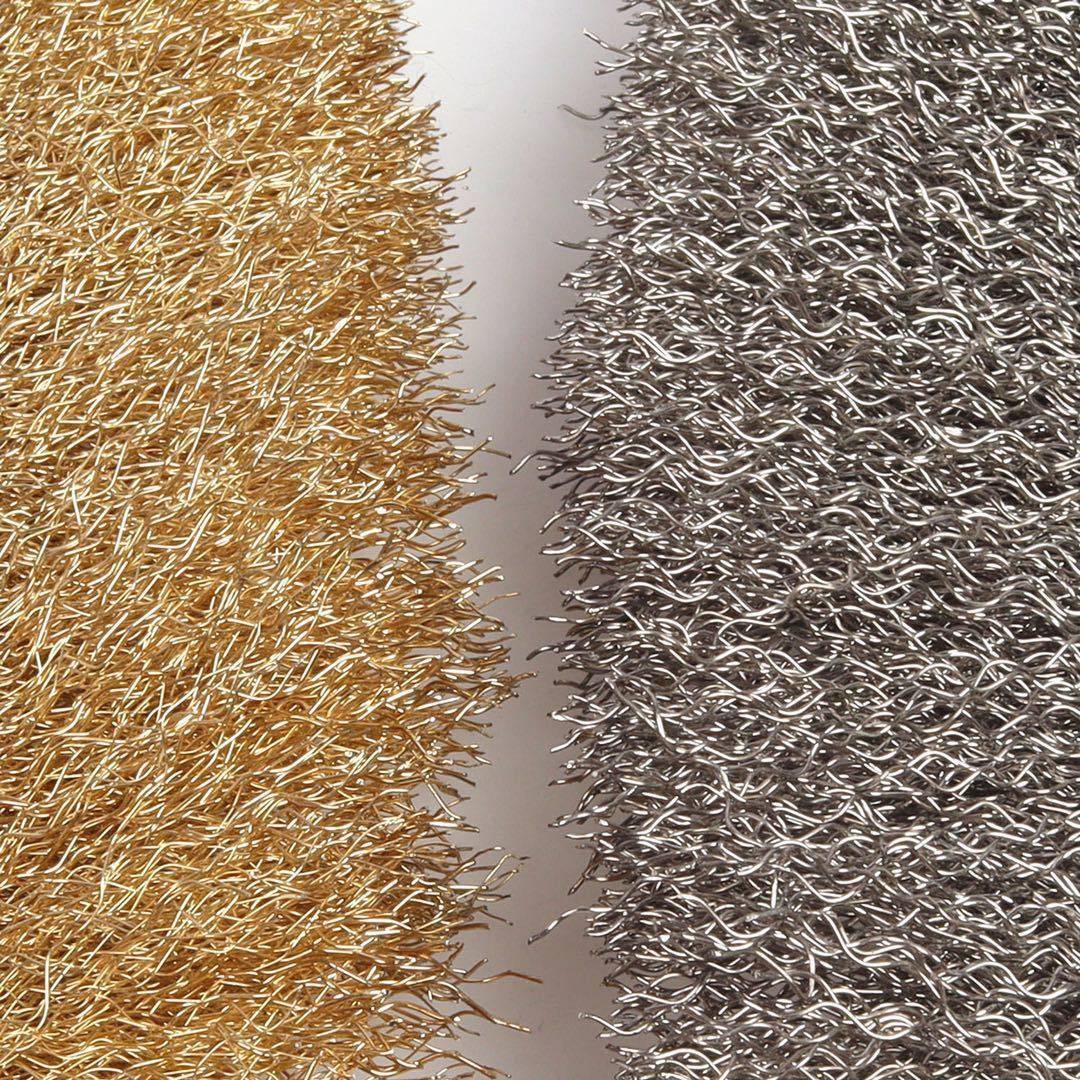 Wire Brush Knife Brush Stainless Steel Copper-Plated Wire Brush Rust Removal Gap Plastic Barbecue Iron Brush Cleaning Brush Direct Sale