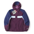 Reflective striped jacket (purple)