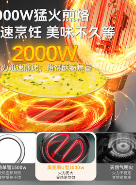 奥克斯不锈钢大功率商用电饼铛