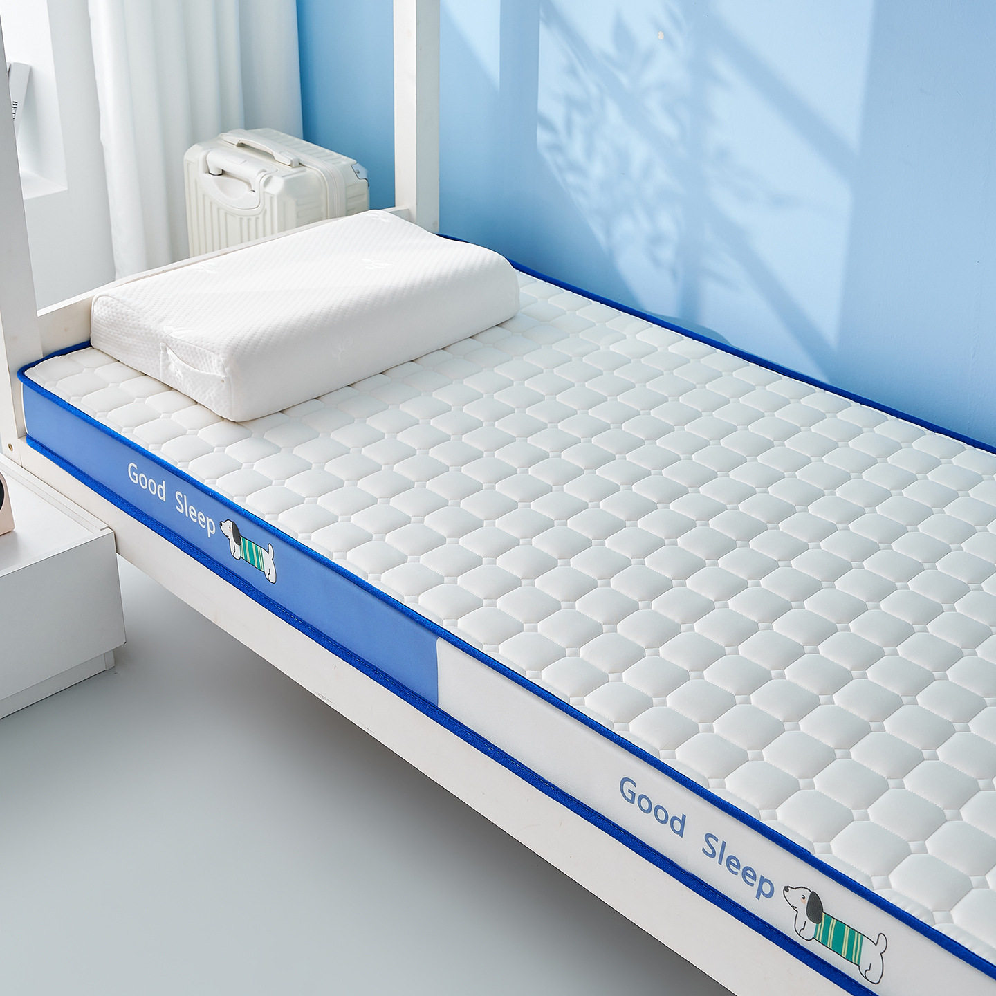 2025 New Thickeneded Milk Silk Single and Double Mattress Latex Memory Foam Mattress Rental Student Dormitory Mattress