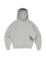 Gray hooded sweatshirt