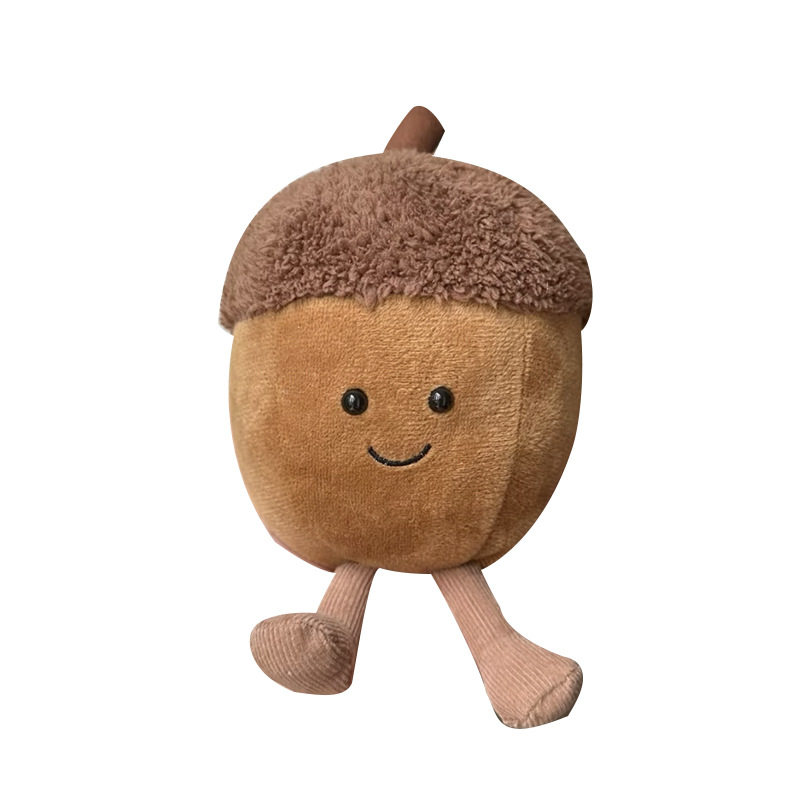 Jelly Acorn Hazelnut Stuffed Toy Fun Chestnut Doll Cute Pine Nut Doll Children's Gift Batch
