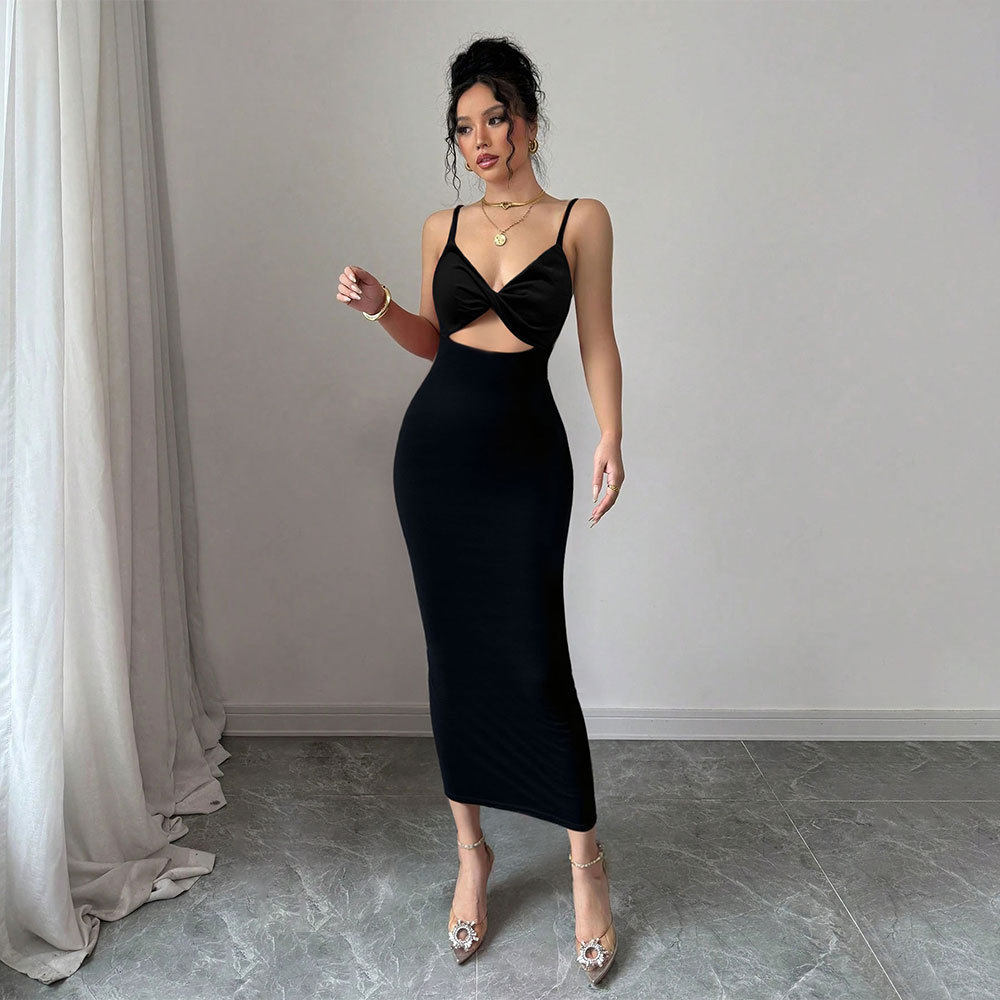 Summer Sleeveless Bodycon Dress Elegant Sexy Chic Design Perfect for Parties and Events Wholesale Available