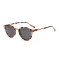 Pink Tortoiseshell Frame Gray Lens Polarized C8