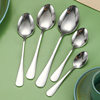 Stainless steel spoon tableware 1010 pointed spoon stainless steel spoon gift printed logo