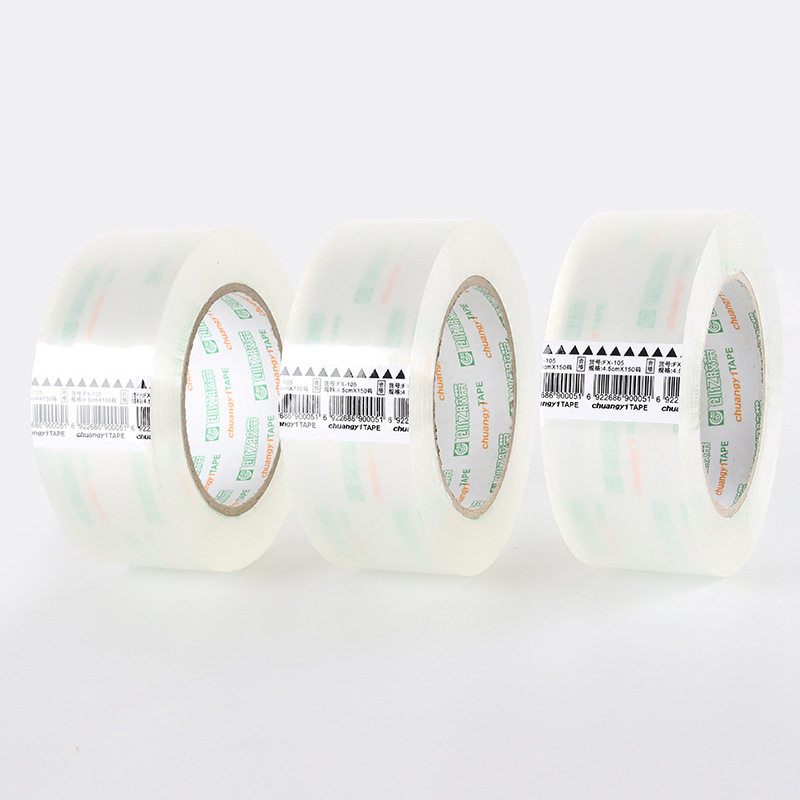 High transparent packaging sealing plastic cloth e-commerce express logistics packaging sealing BOPP super adhesive tape wholesale