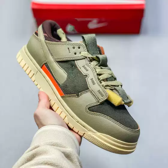 Pure Original Dunk Remastered Sneakers for Men and Women, Light Silver Mesh Breathable Trendy Shoes for Couples, Sports and Casual Shoes