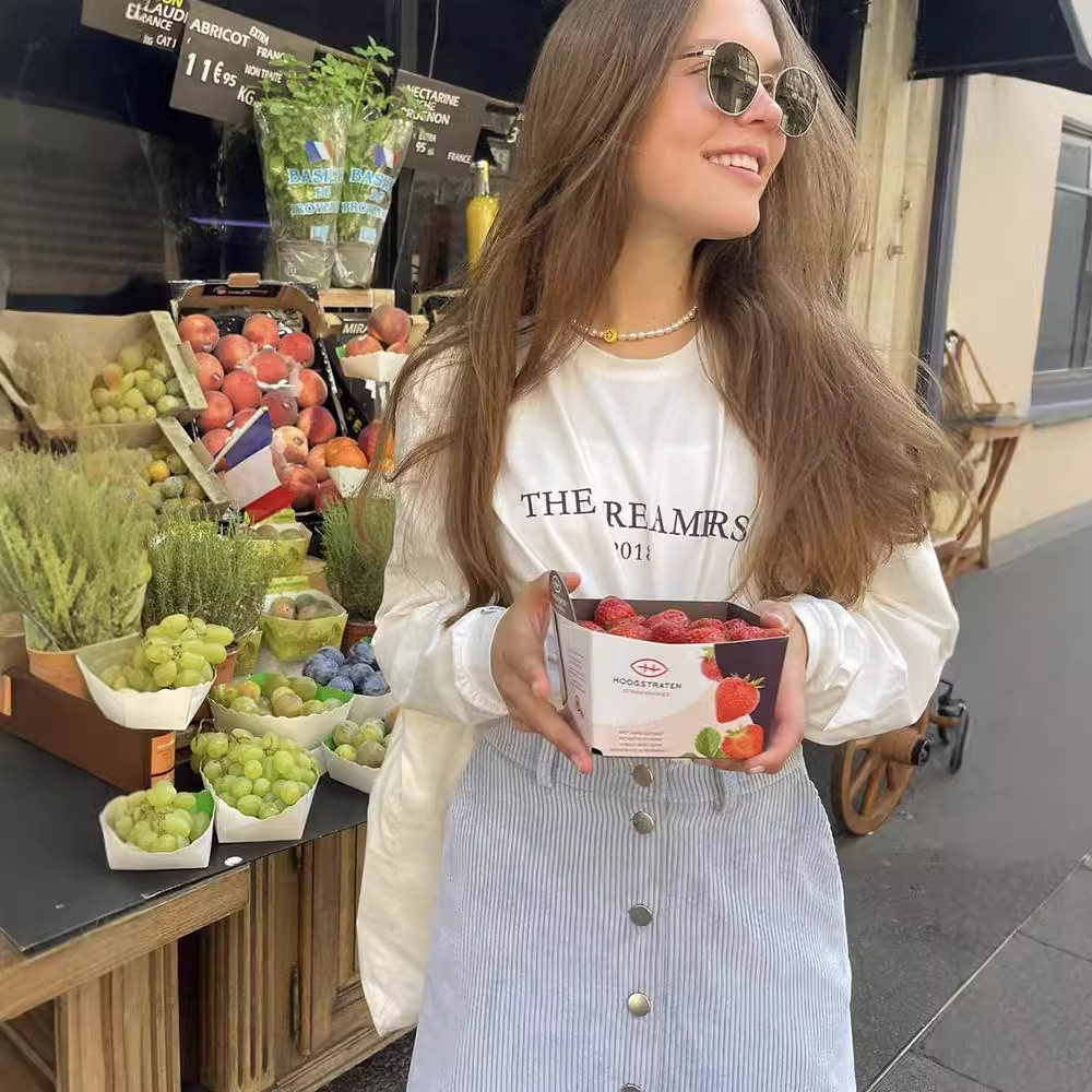 Womens Vintage Graphic T Shirt Casual Style Round Neck Long Sleeve Loose Fit Cotton Perfect for Everyday Wear