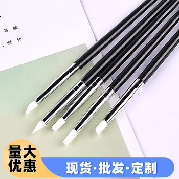 Nail silicone pen 5 set pointed cone point drill blooming gradient multi-purpose silicone pen set manufacturers wholesale