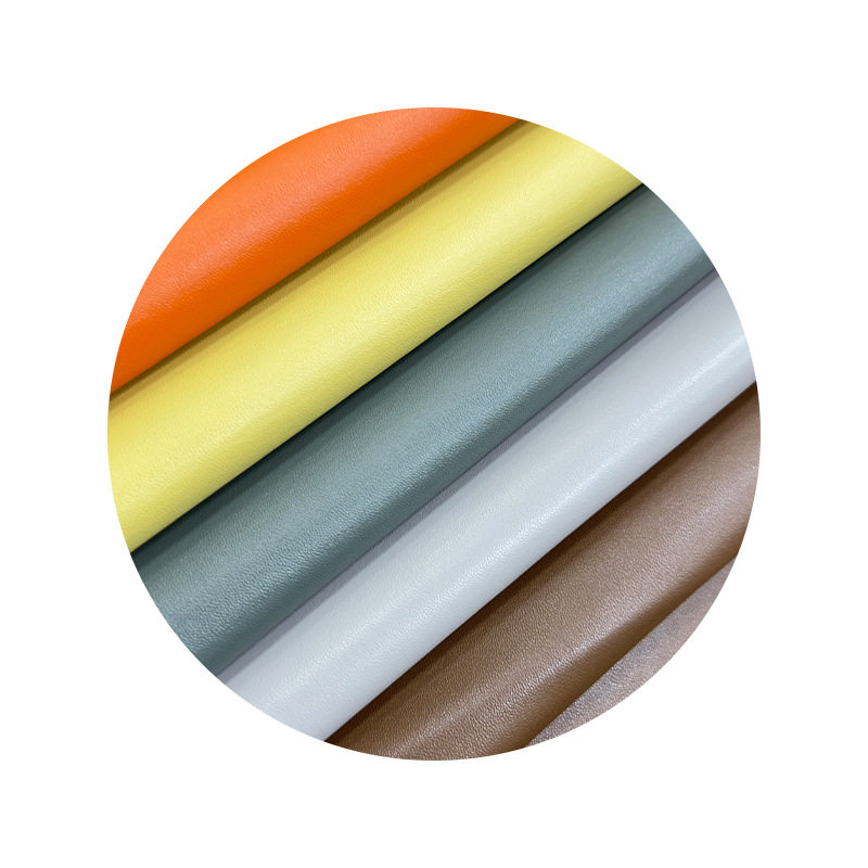 Large Quantity, Low Price Nappa Pattern Pu Leather, In-Stock 0.7 Nappa Leather Artificial Leather Wholesale Shoe Materials, Luggage, Handbag Fabric Factory