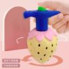 Strawberry Luminous Rotating Top Bright Firing Speed Top Ejection Top Nostalgic Student Gift Kidsren's Toy