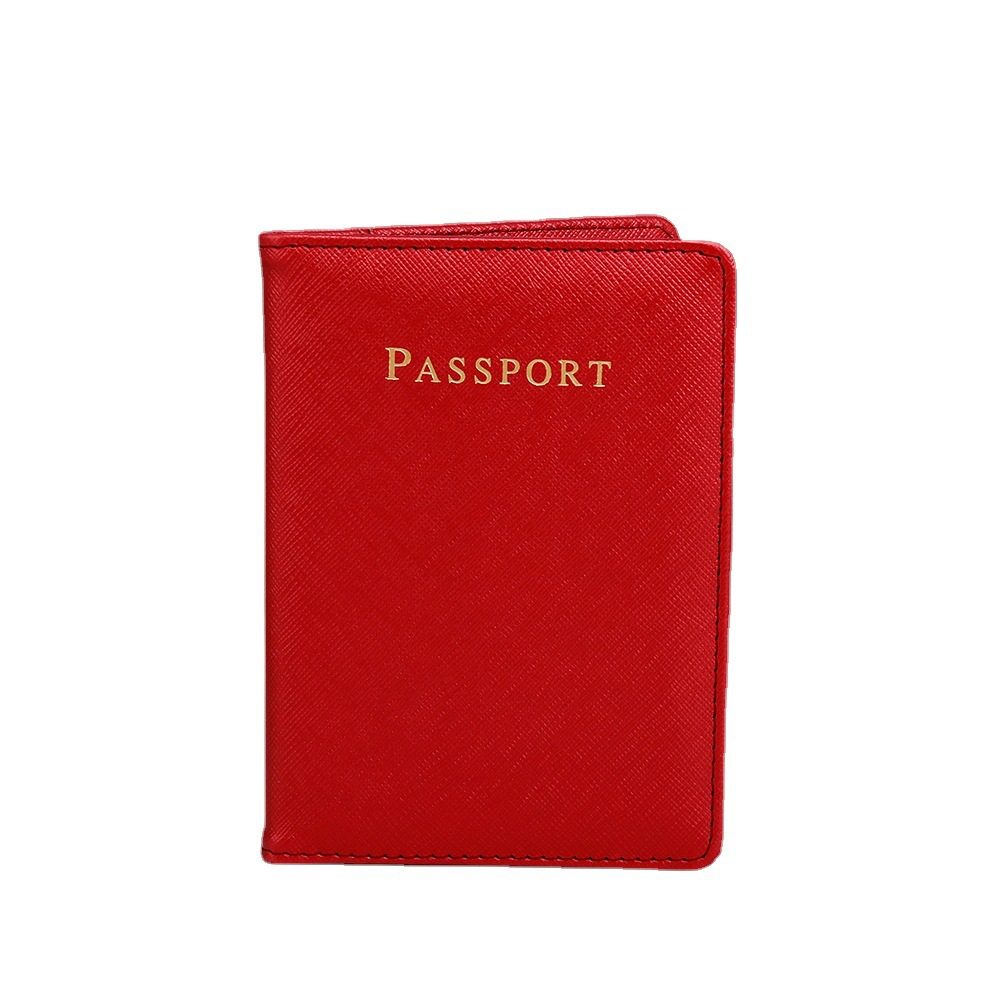 Cross-Pattern Multi-Card Slot Passport Holder, Ticket Passport Holder, Overseas Document Holder, Document Organizer for Cross-Border Travel