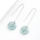 Серьги из натурального нефрита A goods blue water snowflake серьги из серебра S925 с инкрустацией из ледяного нефрита модные женские серьги высокого класса mini 1