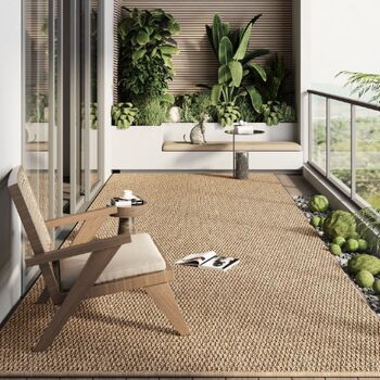 Pineapple Circle Carpet Pure Color Imitation Sisal Studio Photo Mat Living Room Carpet Home Kitchen Bay Window Entrance Door Mat