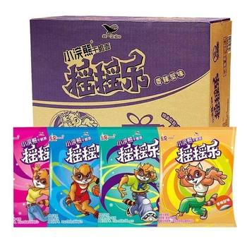 Little Raccoon Shake Dry Noodles Bagged Instant Noodles Combo Snack Dry Noodles with Powder Nostalgic Snack Cross-Border
