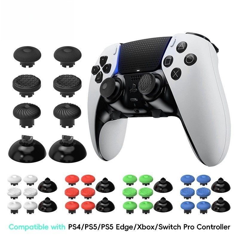 Easy-To-Change Ps5/Ps4/Xbox/Ps5 Edge Controller Interchangeable Rocker Cap Base Repair and Modification Parts