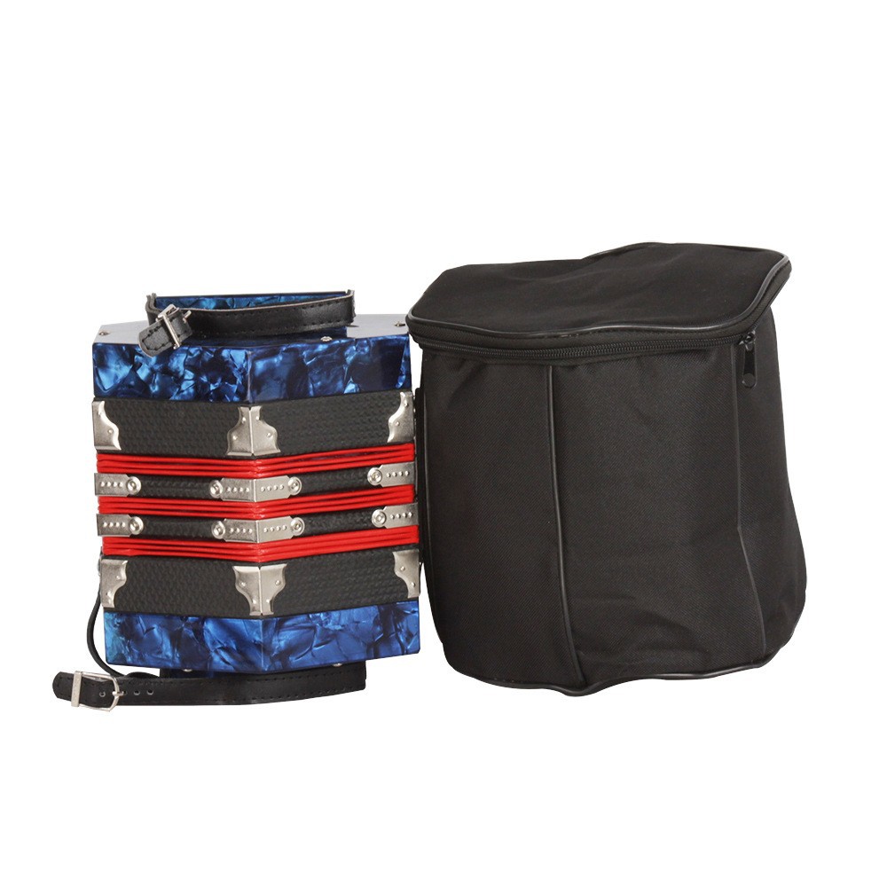 批发六角手风琴20键40音手风琴儿童成人初学者演奏手风琴键盘乐器