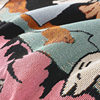 Custom Pattern Jacquard Multifunctional Decorative Tapestries Cotton Blanket Sofa Towel Office Nap Blanket High-end Gift Blanket