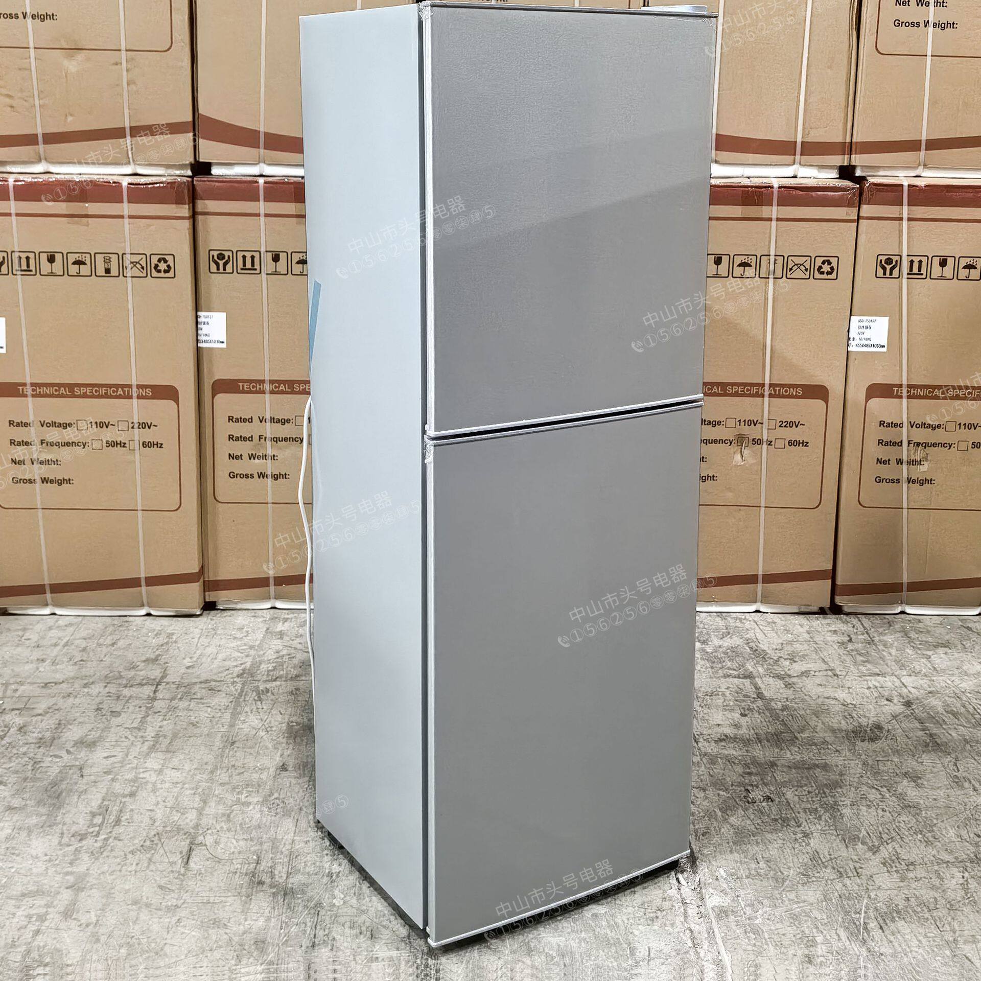 出口跨境外贸双门电冰箱refrigerator110V220V欧规美规fridge冰箱
