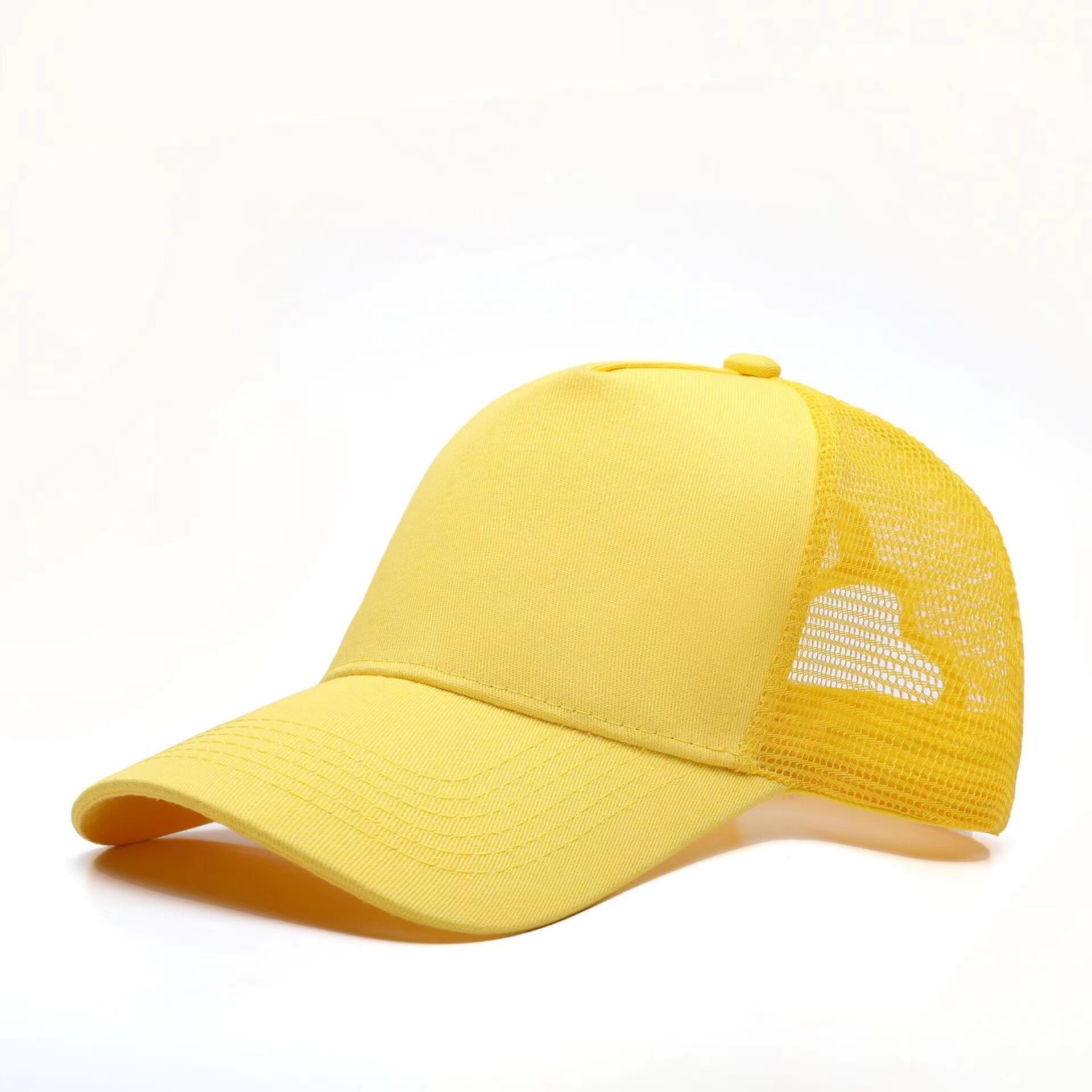 帽子定制鸭舌帽夏季网眼棒球帽logo活动广告帽运动户外防晒遮阳帽