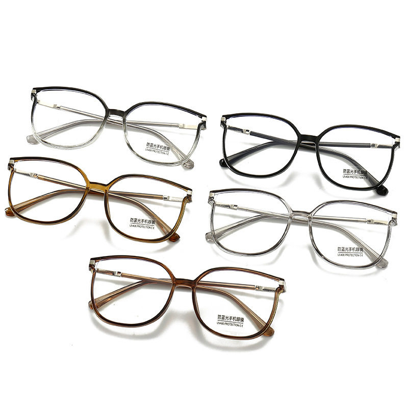 Anti-blue light myopia glasses TikTok same style popular online celebrity glasses frame plain beauty artifact student large frame glasses frame