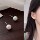 Серебряная игла S925, ароматный жемчуг, асимметричная мода, серьги в естественном стиле, женская индивидуальность, темперамент, дикие простые серьги для любви mini 42