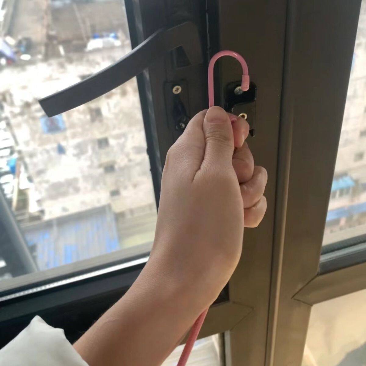 Clothesline Travel Portable 12 Clips Home Foldable Travel Clothes Drying Rack Clothespin Clothes Hook Clip