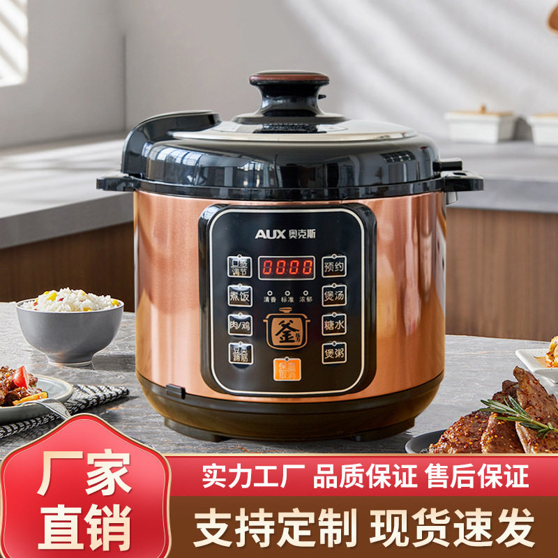 Aux-Oaks Electric Pressure Cooker Household Multifunctional Rice Cooker 5L Large Capacity Non-Stick Pot Wholesale Pressure Cooker