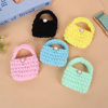 Bluetooth Headphone Set Apple Headphone Set Headphone Bag Coin Purse Finished Hand-woven Plush Bear Handbag