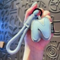 Leather 26 letter rope buckle-letter n