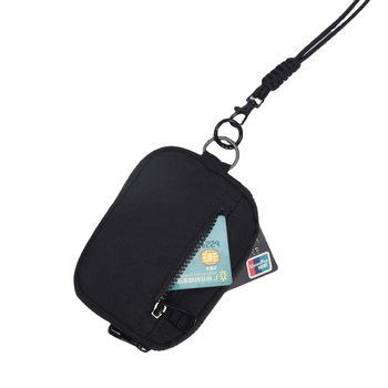 Outdoor Military Fan Change Storage Bag Piece Bag Card Case ID Bag Tactical Clutch Bag Neck Zipper Bag Coin Bag