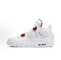 Aj4 white red buckle