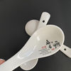 White ceramic spoon home and flower rhyme spoon spoon spoon spoon dollar store supply