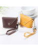 Mini Coin Purse Simple Leather Coin Bag Portable Earphone Bag Small Fresh Sundries PU Carry-on Ins Style
