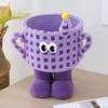 Dopamine Little Monster Storage Basket Cartoon Storage Basket Desktop Ornament Snack Bouquet Hug Bucket Children's Day Gift