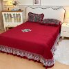 Class a Classy Winter Thickeneded Milk Velvet Bed Cover Four-Piece Quilt Cover Warm Double-Sided Velvet 4-Piece Set Extra Thick for the Year of Birth
