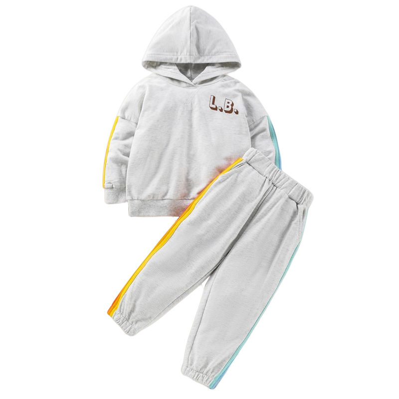 Custom-made, Kids' Set, New Autumn Kids' Outfit, Long-sleeve Hooded Boys' Hoodie Set