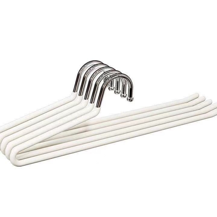 Z-type Reverse Hanger Short Neck Hanger Goose-shaped Pants Rack Plastic Dip Household Seamless Bedroom Storage Thick Clothes Support
