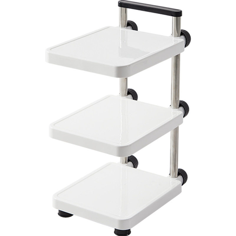 Kitchen multi-layer storage rack floor multi-functional storage rack household microwave oven pot storage display rack