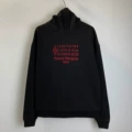 Black and Red calendar embroidery