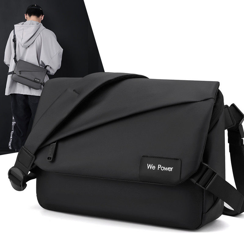 ใหม่ผู้ชายที่เรียบง่ายกระเป๋า crossbody กระเป๋าสะพายแฟชั่นกร...