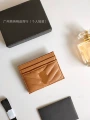 Khaki caviar leather gold buckle