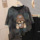 Футболка с короткими рукавами tie-dye для мальчиков, новинка 2025 года, летняя детская блузка с короткими рукавами, летняя свободная футболка для детей среднего возраста mini 1