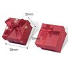 Factory Direct Sale 4*4 Bowknot Earrings Necklace Ring Jewelry Box Minimalist Style Jewelry Box
