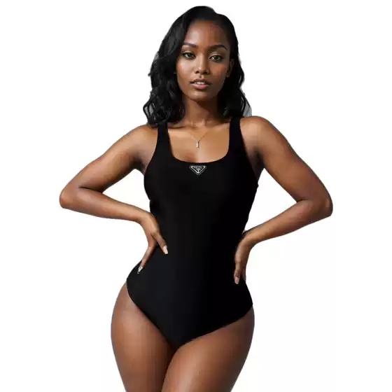 Yy9902 European and American Foreign Trade Women's Clothing New Style Sleeveless One-Piece Swimsuit [in Production]